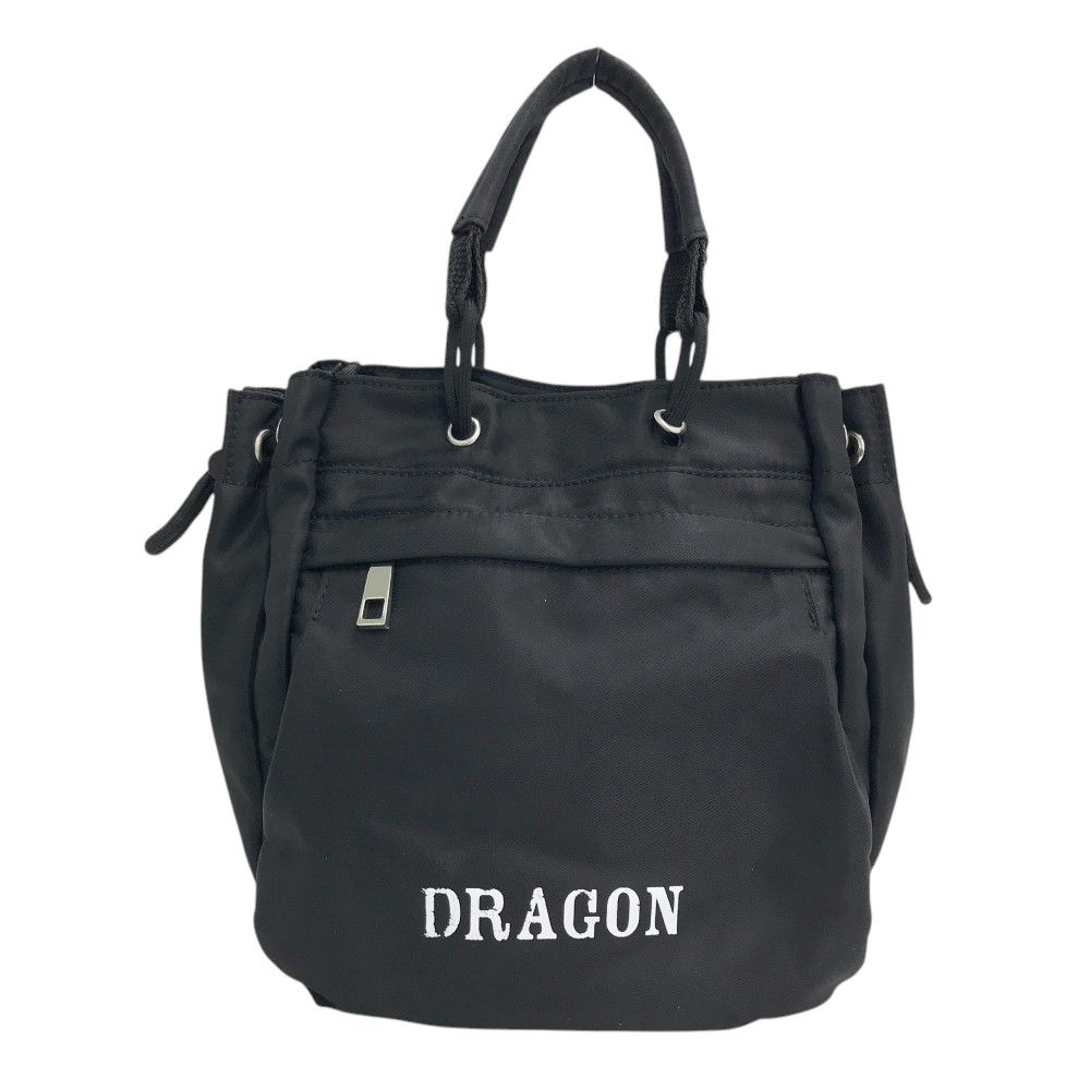 DANCE WITH DRAGON ダンスウィズドラゴン  2WAY カートバッグ  ブラック系  [240101504673] ゴルフウェア ストスト DANCE WITH DRAGON ダンスウィズドラゴン 2WAY カートバッグ