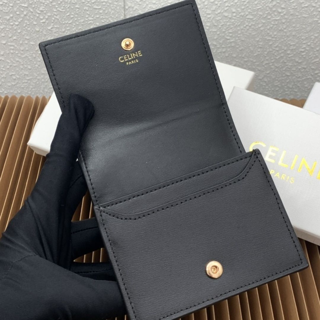 セリーヌ CELINE 超人気 小銭入れ ミニ財布 二つ折り財布 極美品 コインケース 小銭入れ さいふ 名刺入れ - メルカリ