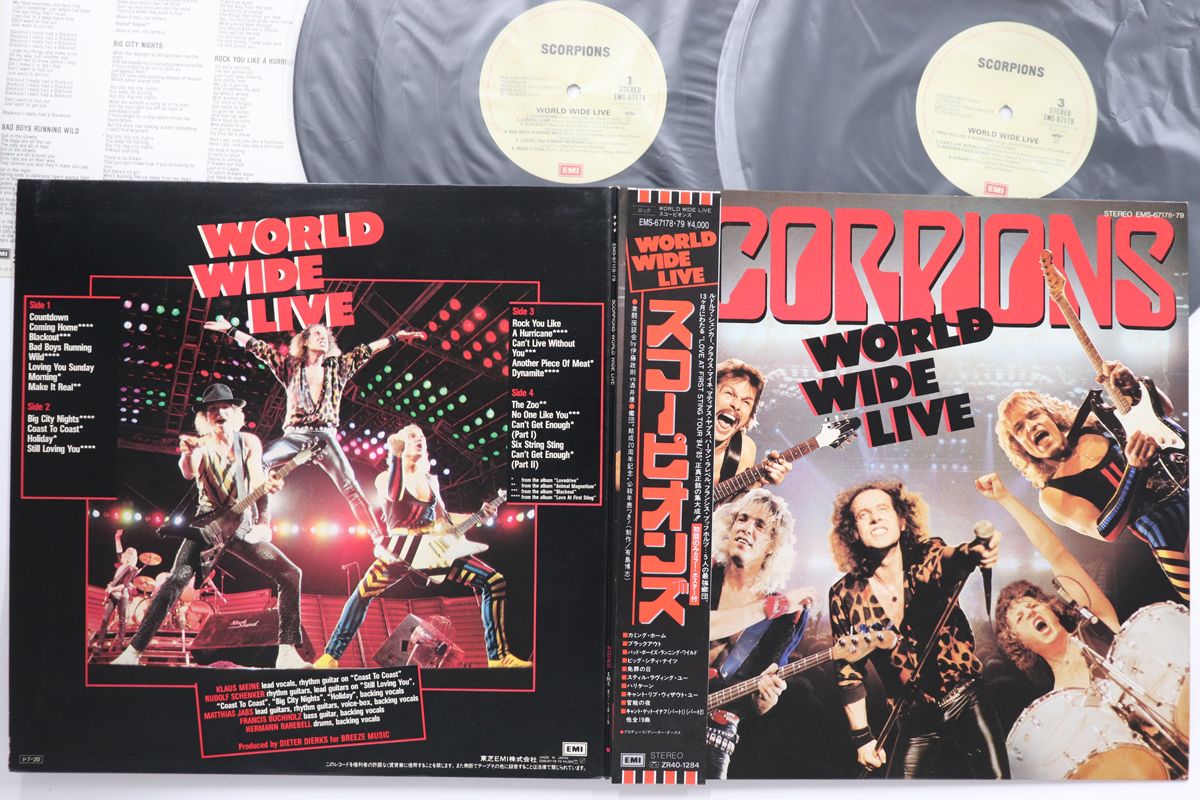 2LP Scorpions World Wide Live EMS67178PROMO EMI プロモ /00500 2LP Scorpions World Wide Live EMS67178PROMO EMI プロモ