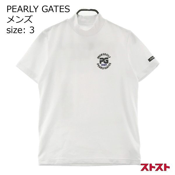 パーリーゲイツ PEARLYGATES モックネックシャツ Tシャツ サイズ3