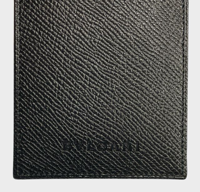 ♥ ブルガリ カードケース パスケース 定期入れ 薄型 クラシコ メンズ レザー ブラック 黒 名刺入れ BVLGARI 20343