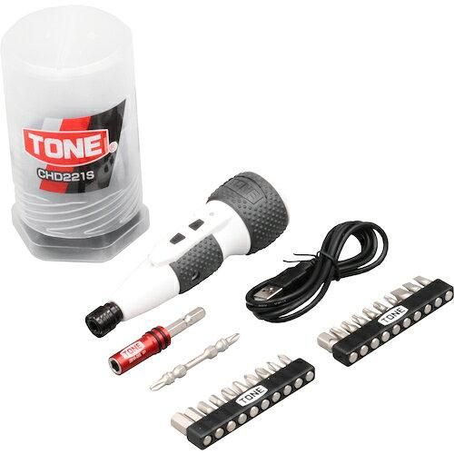 2営業日で発送 トネ TONE TONE ハイブリッド電動ドライバーセット CHD221S 8100