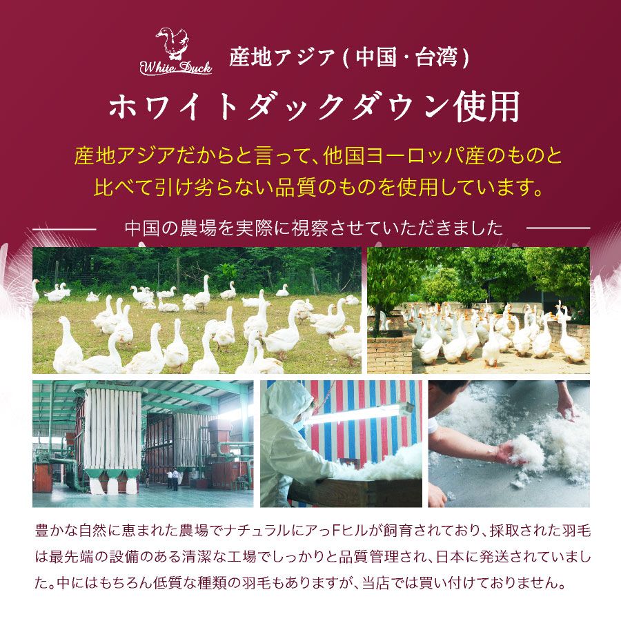 国産 羽毛布団