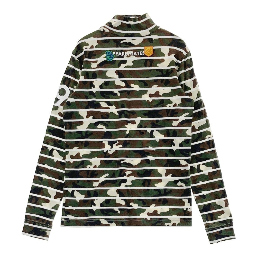 新品タグ付き パーリーゲイツ ハイネックインナー カモ柄 サイズL 新品