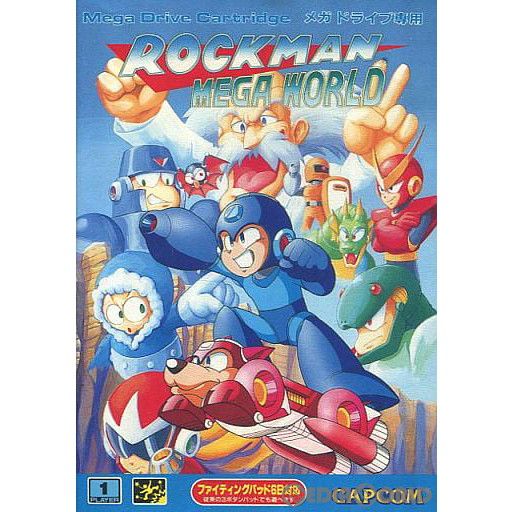CAPCOM - メガドライブ ソフト ロックマンメガワールド(カートリッジ) カプコン メガドライブ ソフト ロックマンメガワールド(カートリッジ