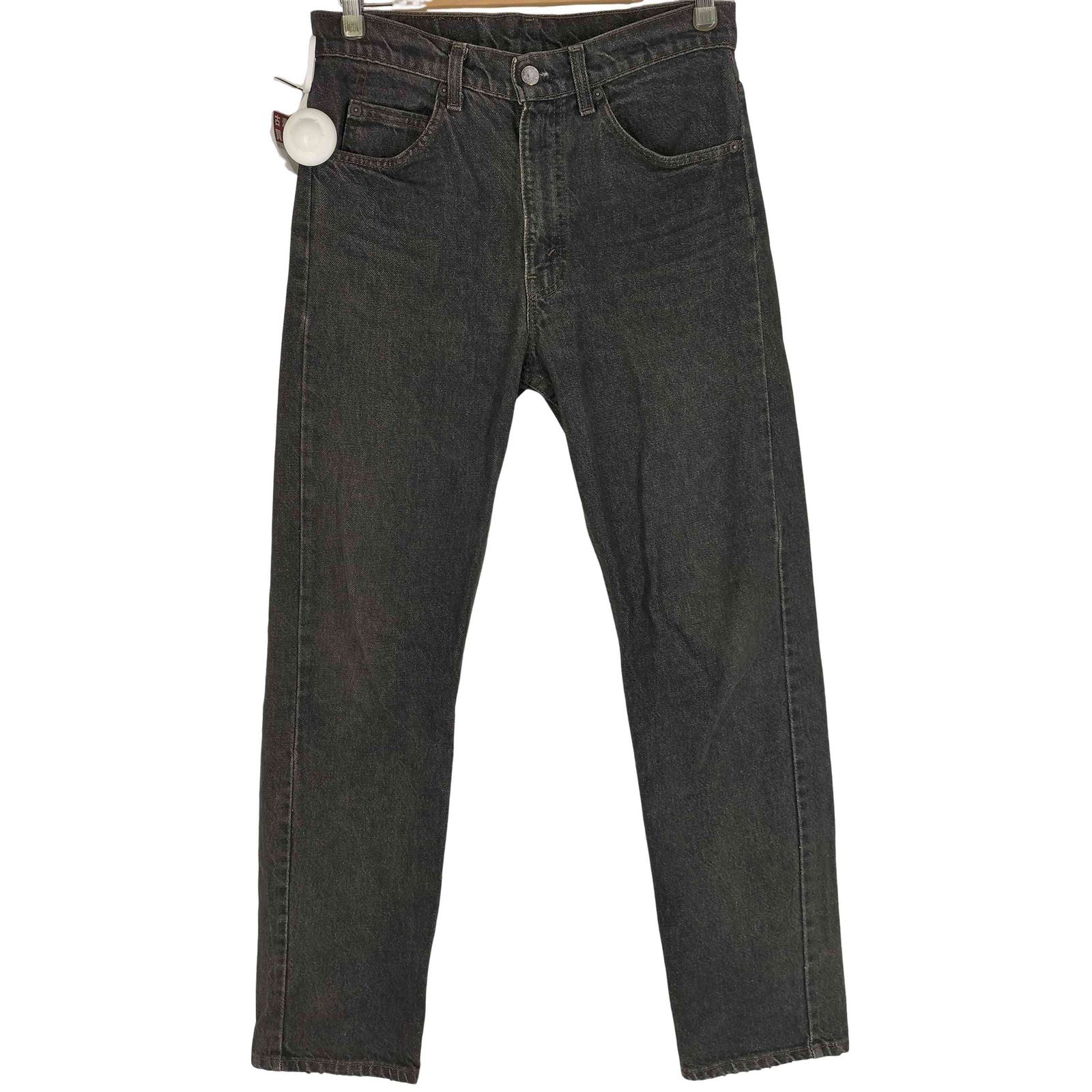 リーバイス Levis 90s USA製 575刻印 先染め 505 ジップフライ ブラックデニムパンツ メンズ  W31 L30