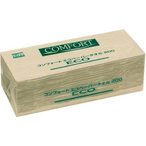 ケース販売 クレシア コンフォート エコペーパータオル 小判サイズ 200枚|パック ×42パック入 37181