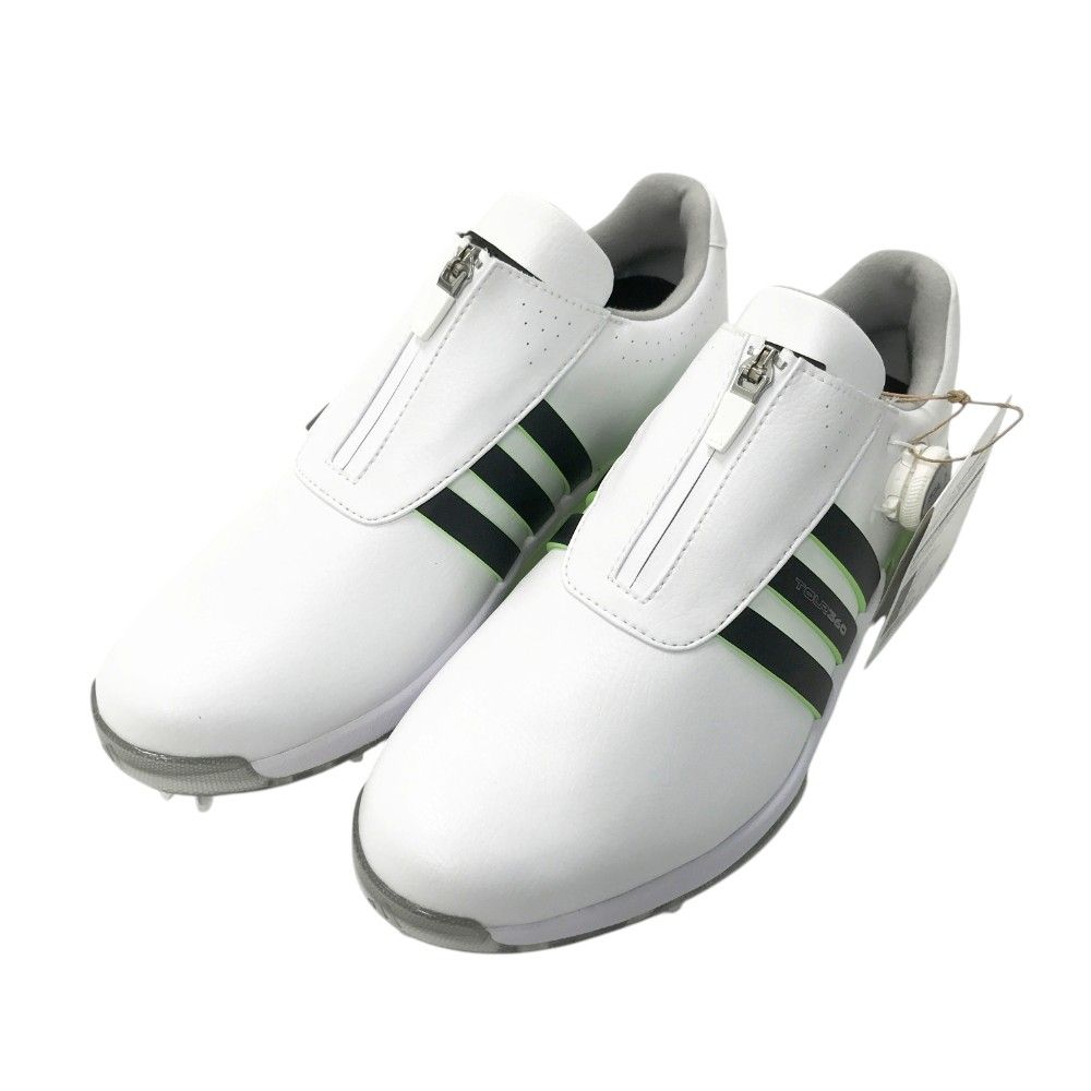 27.5）adidas ゴルフシューズ ✨新品未使用✨ ホワイト 使いやすいです adidas アディダス コードカオス 25 MDV41 スパイクレス ゴルフ