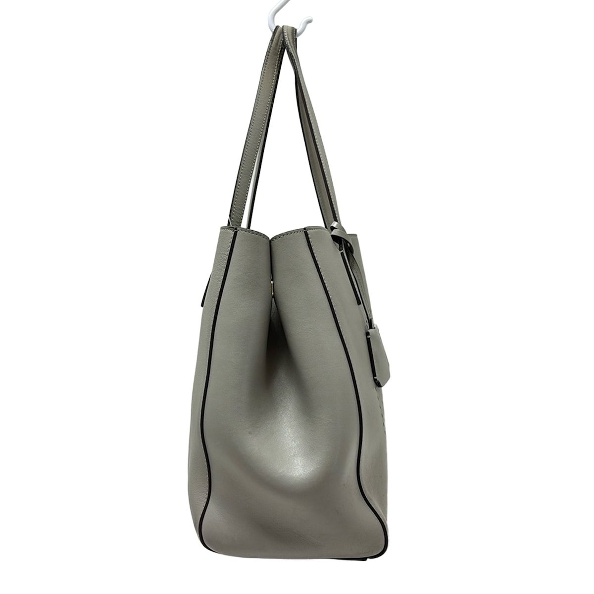 ☆美品☆ANYA HINDMARCH☆ スマイリーウィンク。ライトグレー。 ANYA HINDMARCH アニヤハインドマーチ トートバッグ I am a