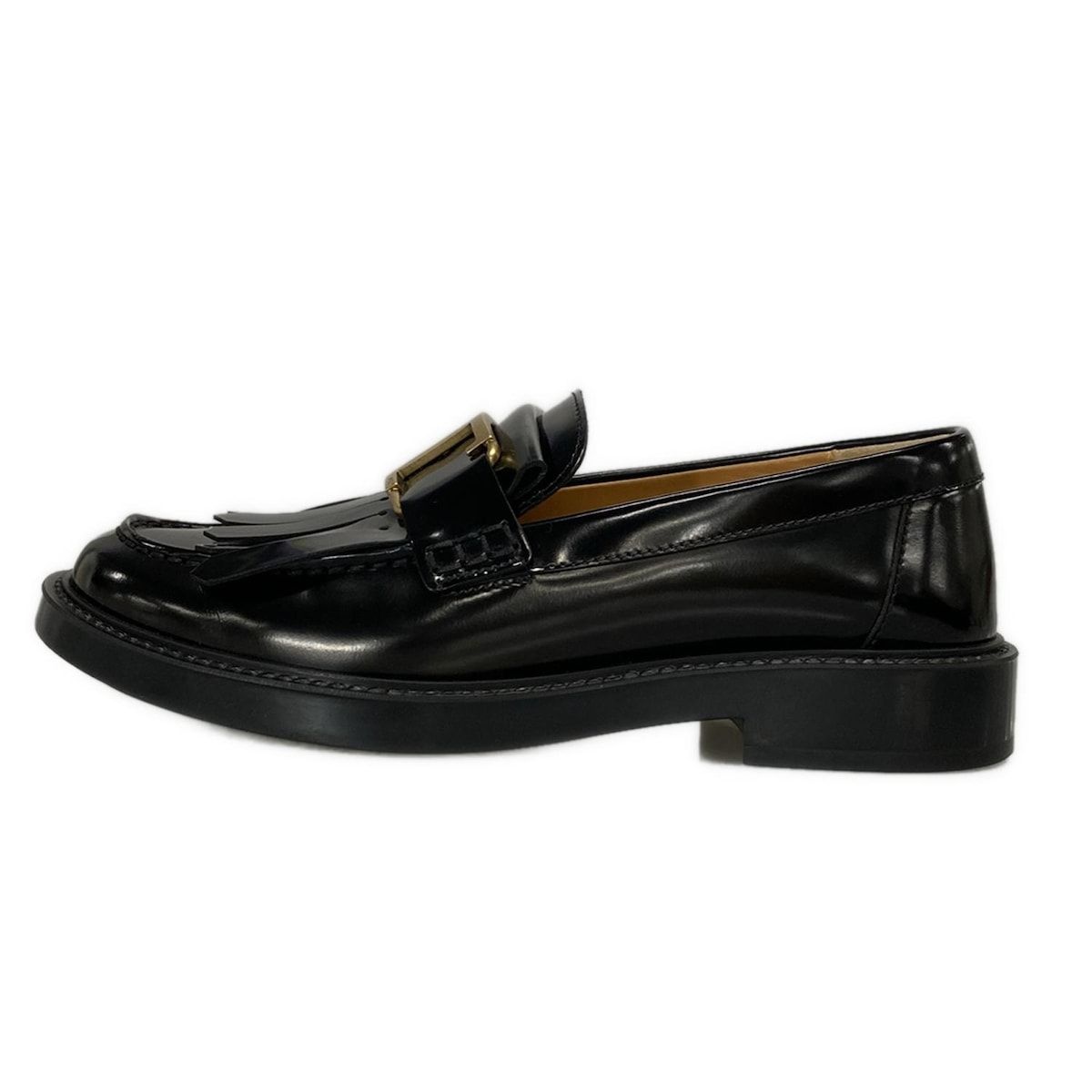 TOD'S(トッズ) ローファー 36 レディース Tタイムレス 黒 TOD'S(トッズ) ローファー 36 レディース Tタイムレス 黒