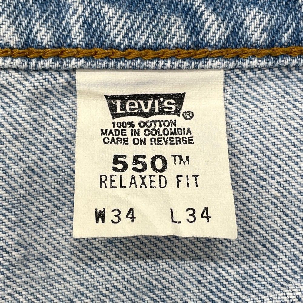 リーバイス Levi's 550 デニム パンツ テーパード 色落ち ヒゲ W35 L33