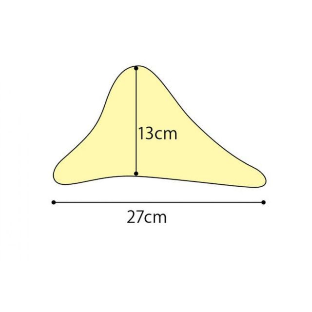 エンゼル 洗えるフィット三角柱クッションII 1312-50 ベージュ 幅500ｍｍ 体位固定クッション 介護 介護用品