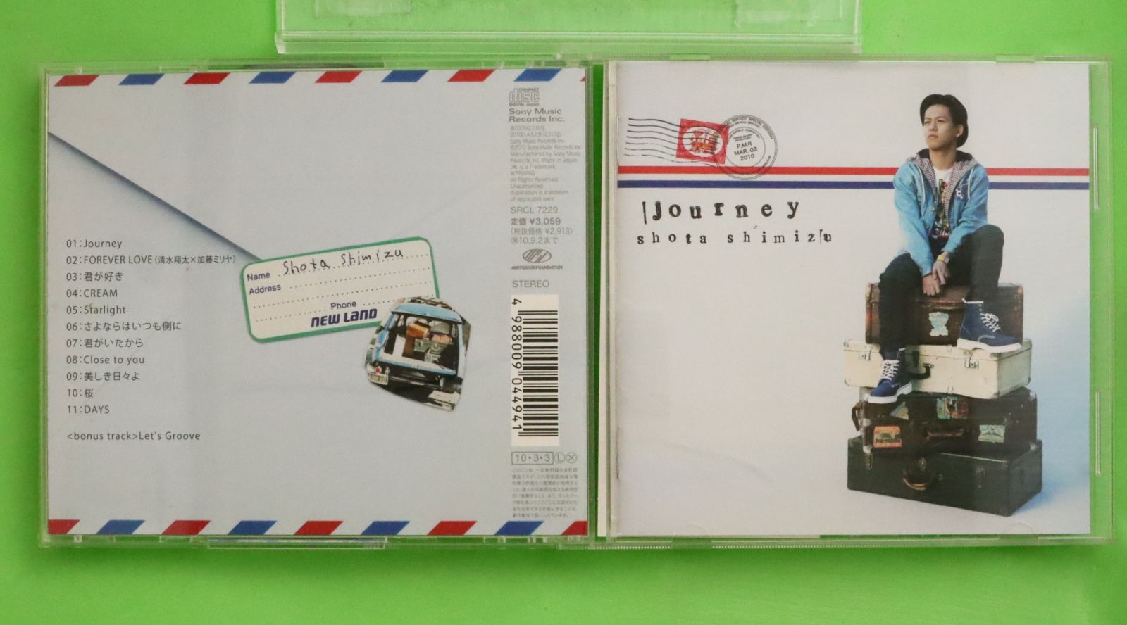 国内盤CD☆清水翔太/Shota Shimizu□ Journey □4988009044941