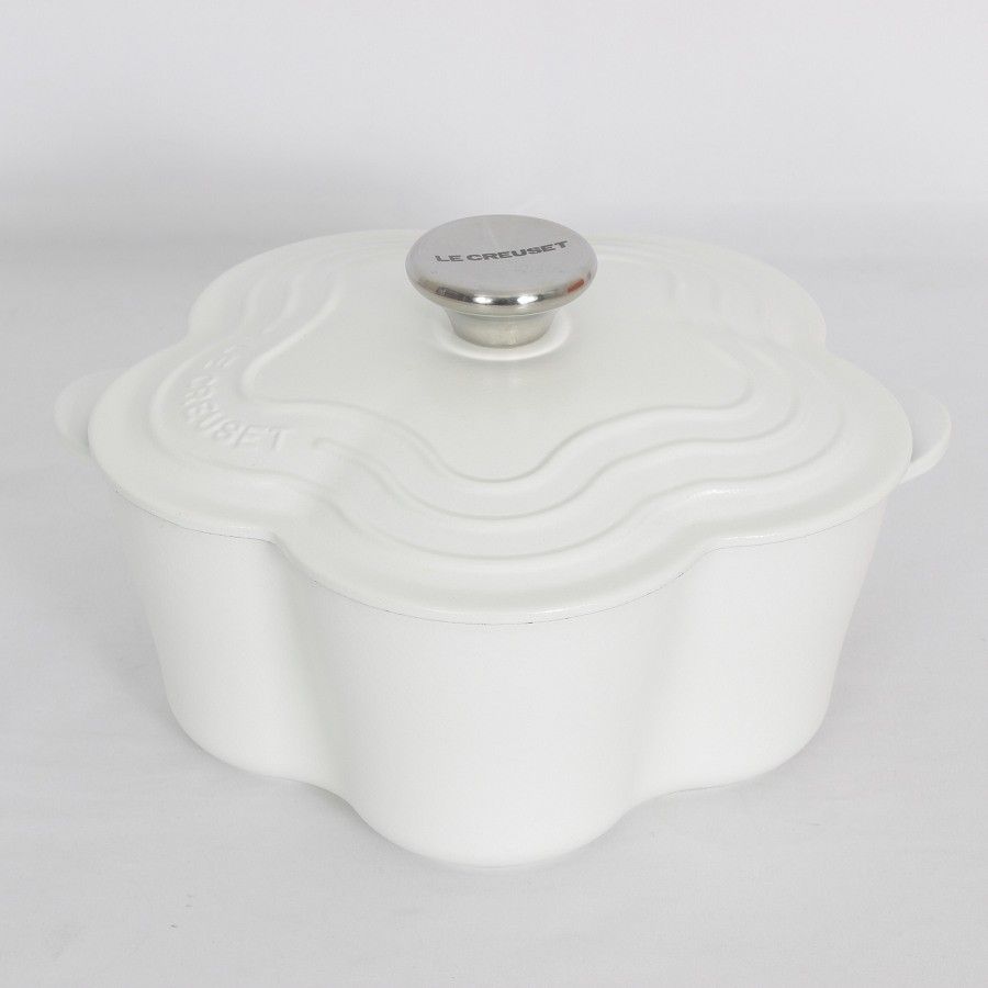ル・クルーゼ ココット・ダムール ホワイト LE CREUSET - LE CREUSET