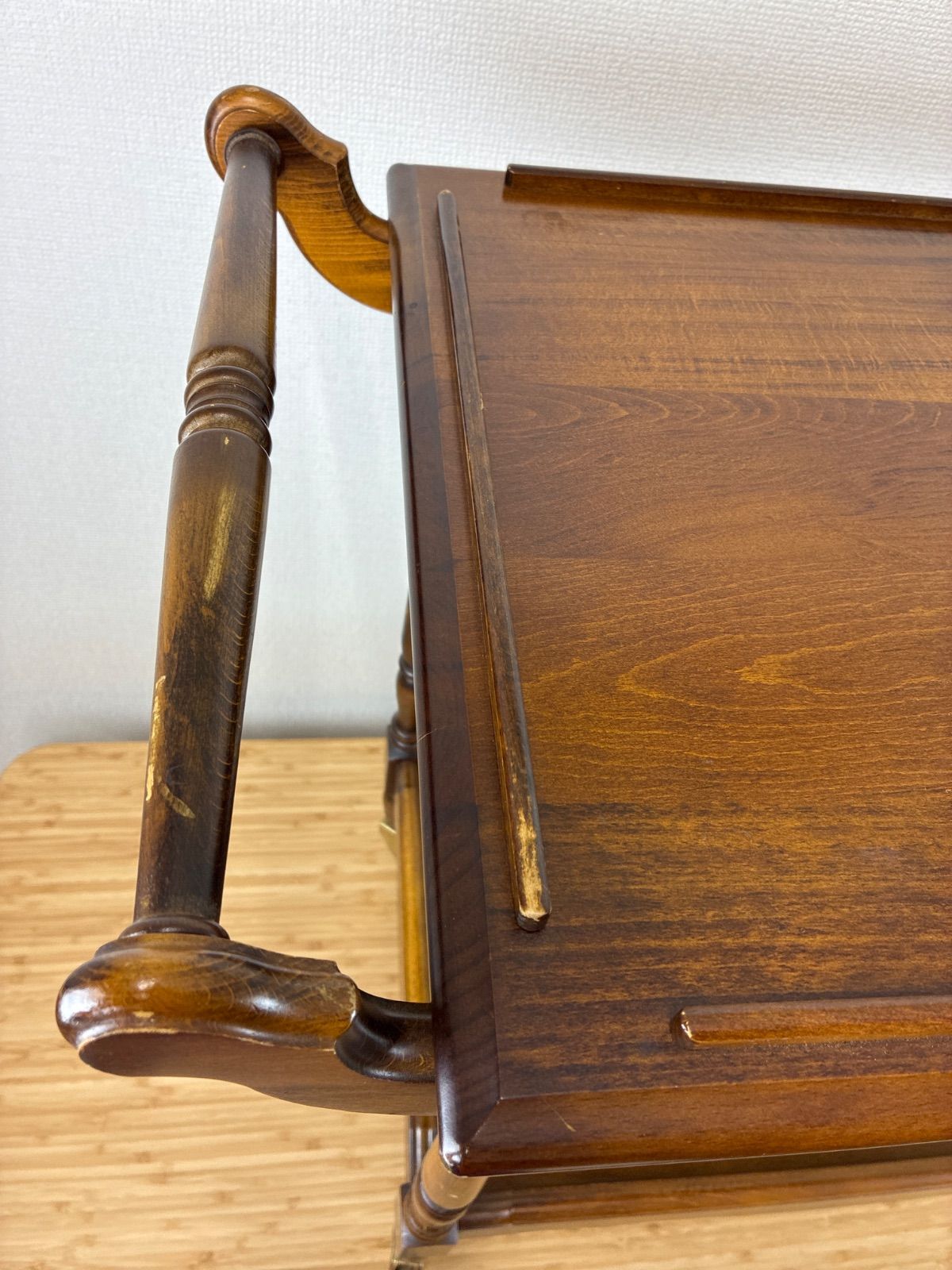 カリモク キャスター付きキッチンワゴン『良品中古』 カリモク