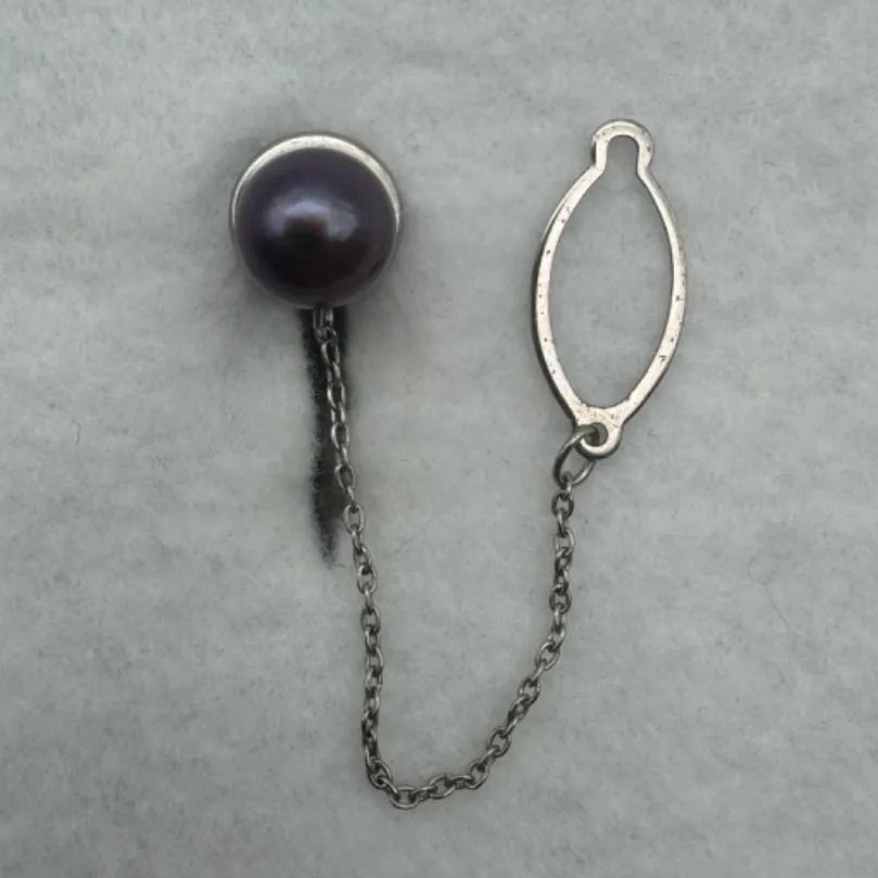 5555#1006 K10WG&銀製刻印 ネクタイピン 1006