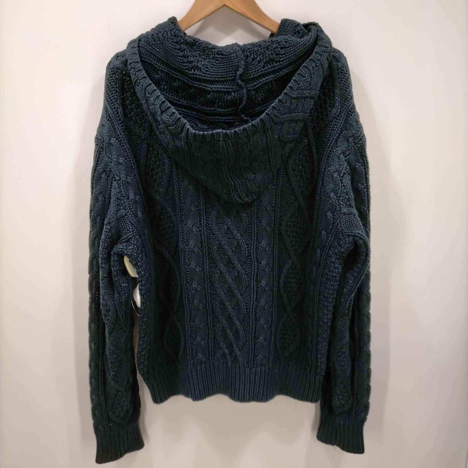 グッドイナフ フィッシャーマン ニットパーカー M 美品 GOODENOUGH グッドイナフ 90s 後期 フィッシャーマン ニット