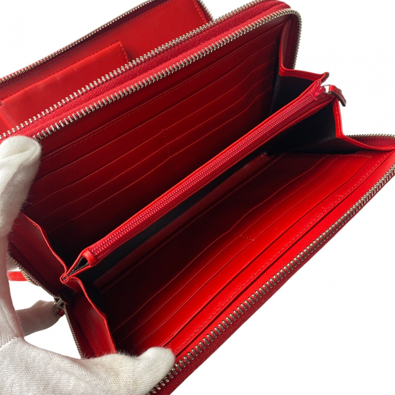 レッド ダブルファスナー