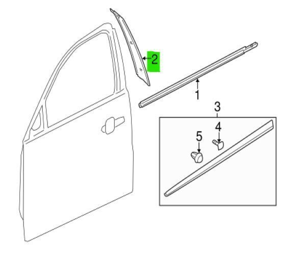スズキ 純正 キザシ ガーニッシュ フロントドアセンタピラー レフト Garnish fr dr ctr plr l 77430-57L00-W9K SUZUKI Genuine JDM
