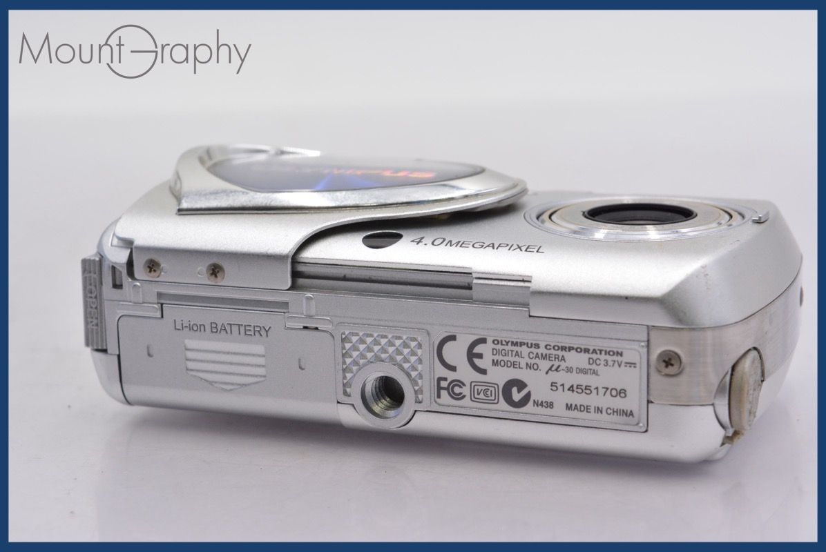 ☆極上美品☆ オリンパス Olympus μ-30 3x バッテリー付属 ☆完動☆同