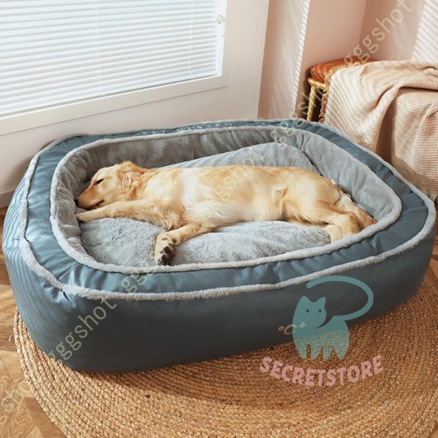 犬 ベッド 冬 中型犬 ペットベット ペットソファー 大型犬 ふわふわ 柔らかい 犬用 クッション 丈夫 洗える 滑り止め あったか おしゃれ 吸