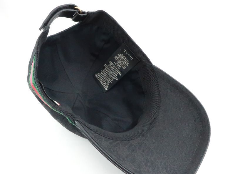 グッチ GUCCI オリジナルGGキャンバス ベースボール キャップ 現行