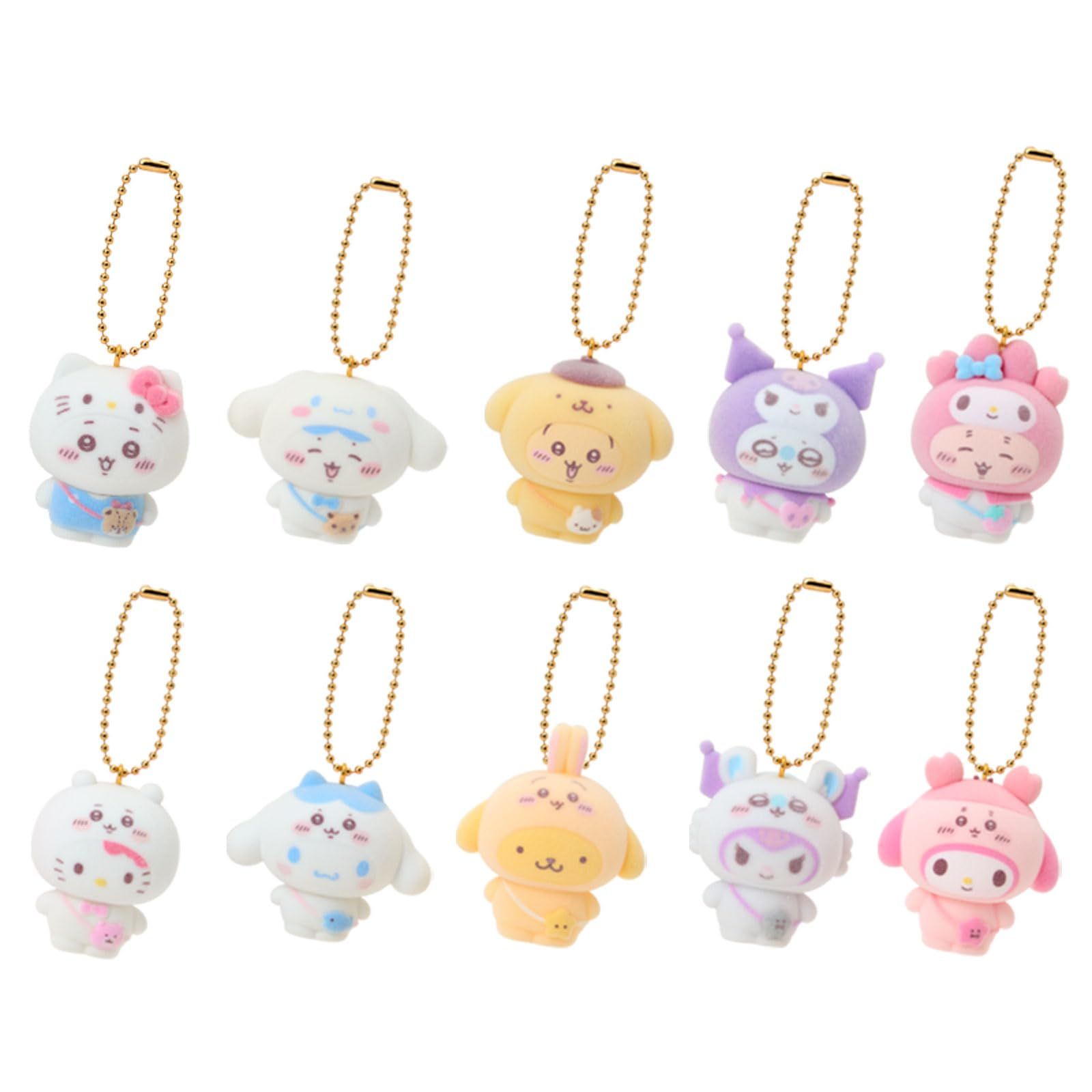 訳あってお買い得！30～80％OFF サンリオ(SANRIO) シークレットフロッキーマスコット ちいかわ キーホルダー・アクリルキーホルダー
