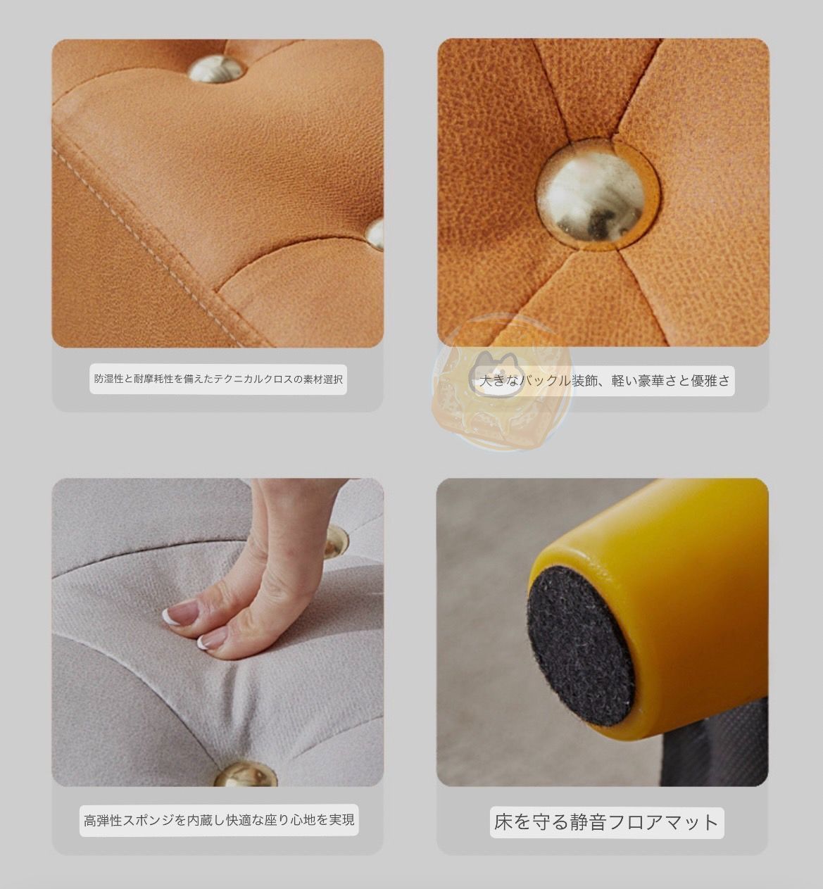 高級感 オットマン 北欧 家具 雑貨 ローチェア 椅子 インテリア スツール グリーン ブルー オレンジ グレイ グレー ブラウン かわいい チェア 椅子 イス ベンチ かわいい 玄関 リビング 小さい ミニ