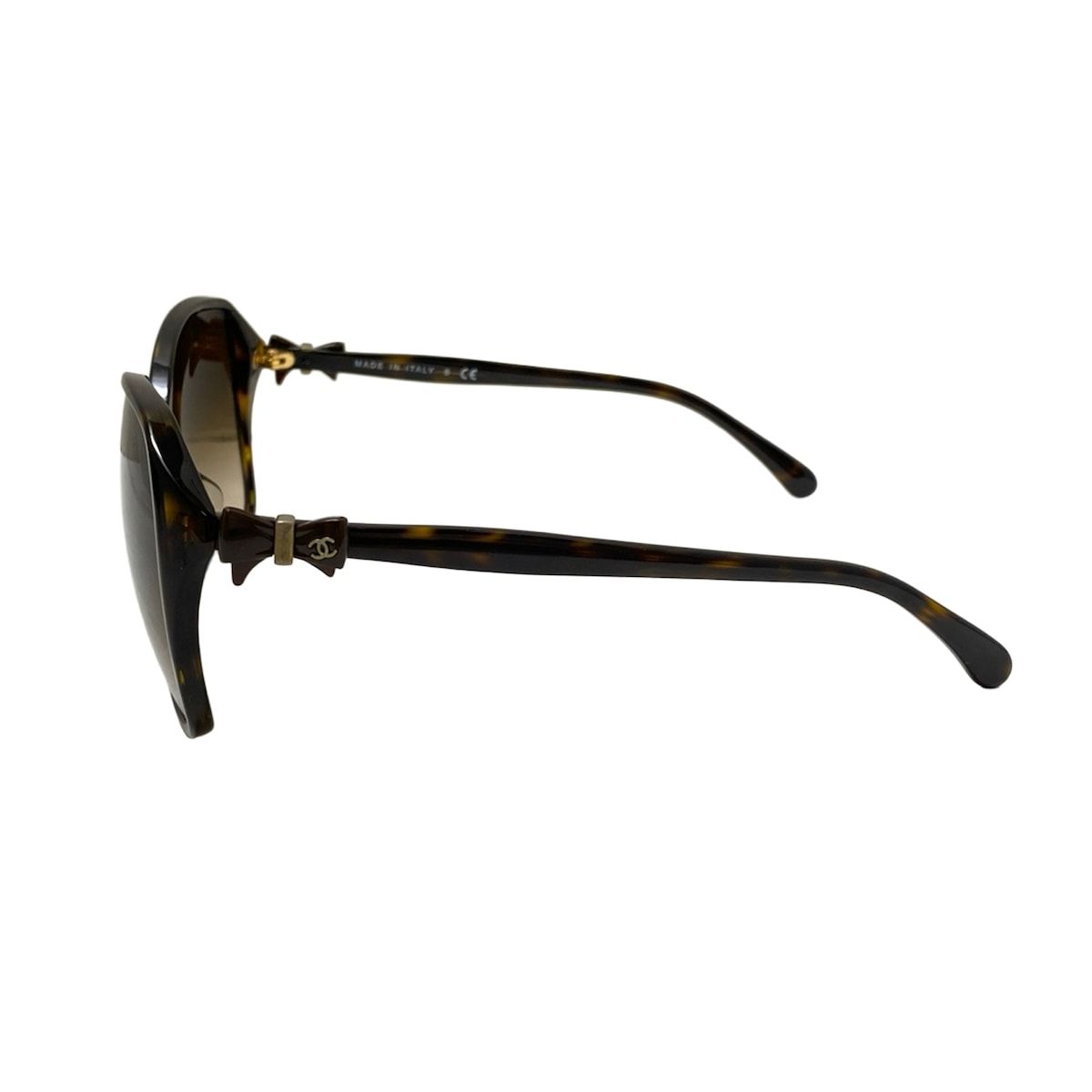 CHANEL シャネル ココマーク サングラス リボン 5205 CHANEL(シャネル) サングラス - 5205-A ダークブラウン リボン - メルカリ
