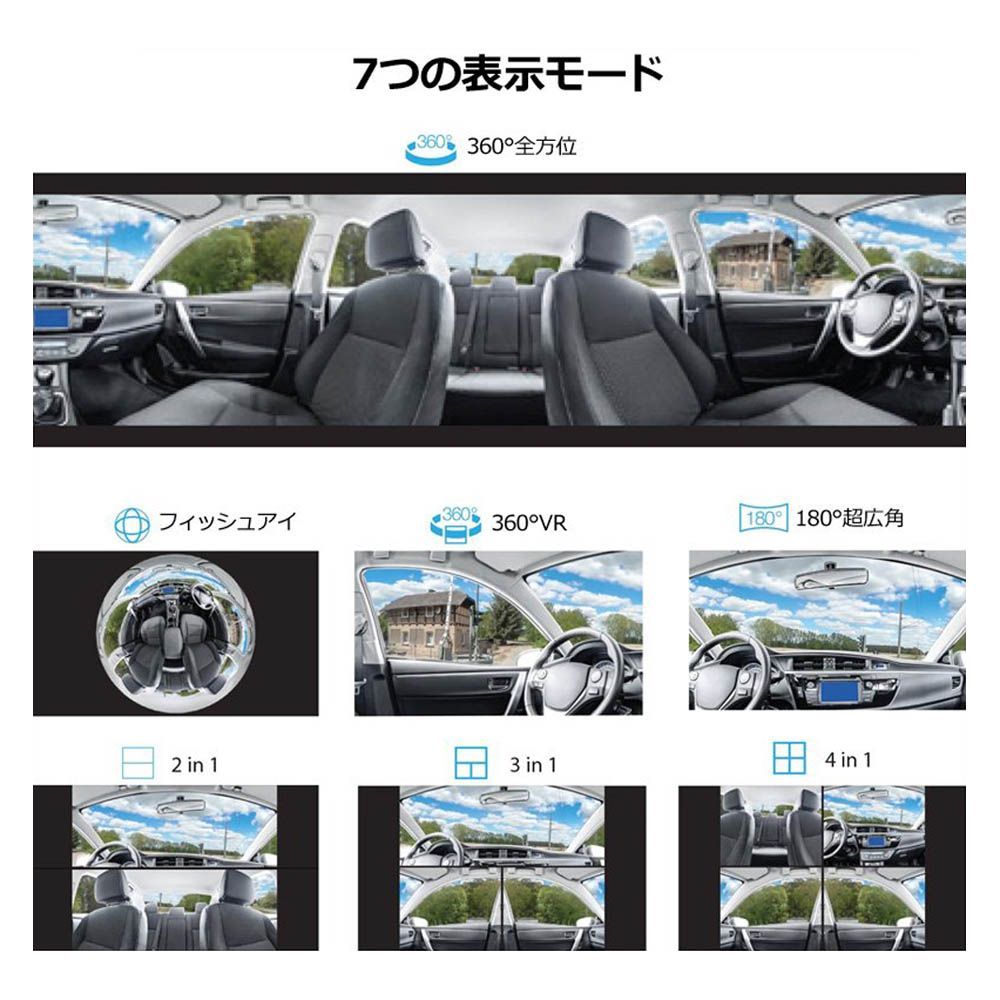 TYPE Sドライブレコーダー DRIVE360DashCam【アウトレット