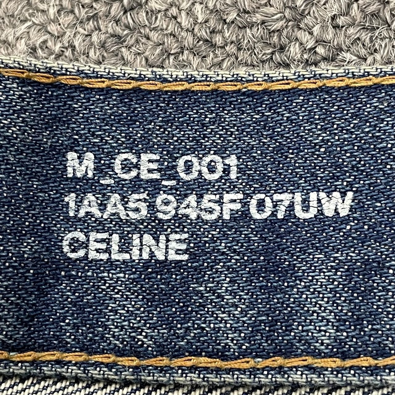 国内正規 CELINE ウォッシュ 加工 デニム パンツ セリーヌ 1AA5 945F ...