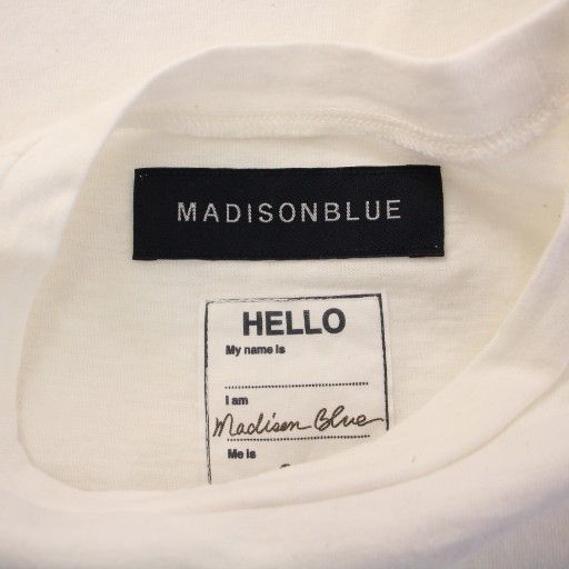 マディソンブルー MADISONBLUE 25SS HELLO TEE SPANGLE ハロー Tシャツ 