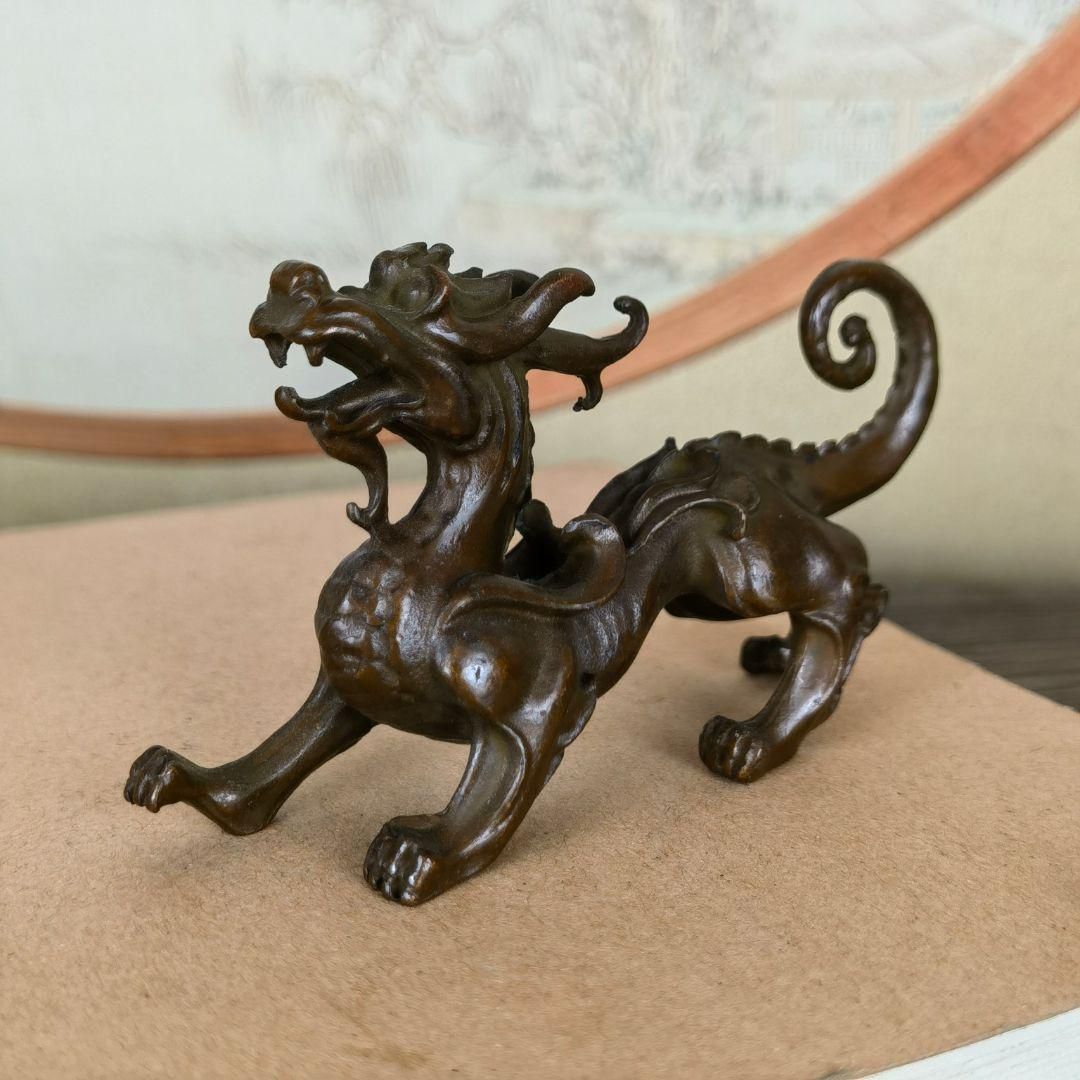 銅製 神獣 茶道 茶台 茶寵 文鎮 用品 置物 - メルカリ 銅製 神獣 茶道 茶台 茶寵 文鎮 用品 置物 - メルカリ