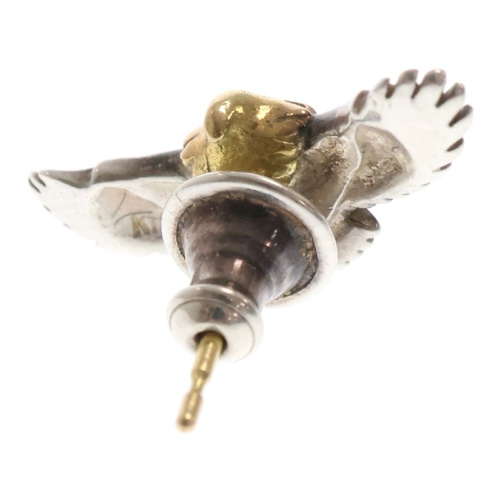 TADY & KING (タディアンドキング) 18K 頭金 イーグル ピアス シルバー