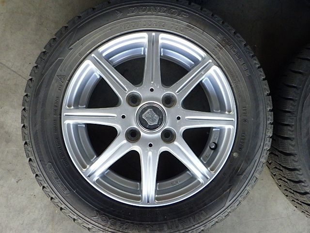 2310-165 MANARAY SPORT アルミホイール＆スタッドレスタイヤ 155 65R13 2020年 4本セット
