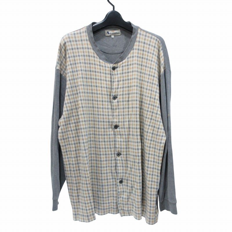 アクアスキュータム　カーディガン アクアスキュータム AQUASCUTUM カーディガン チェック 切替