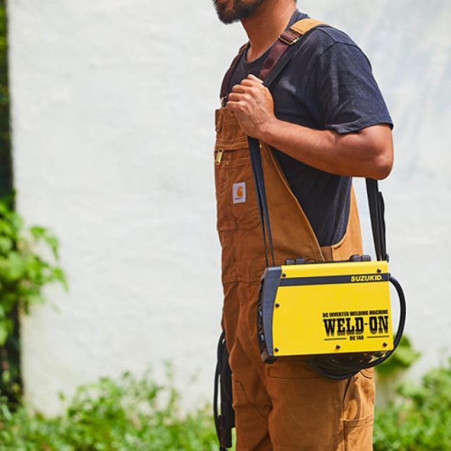 スズキット 手棒溶接機ウエルドオン 140 SWO-140 インバータアーク溶接機 100V 200V 小型 軽量 電動工具 工具 藤原産業