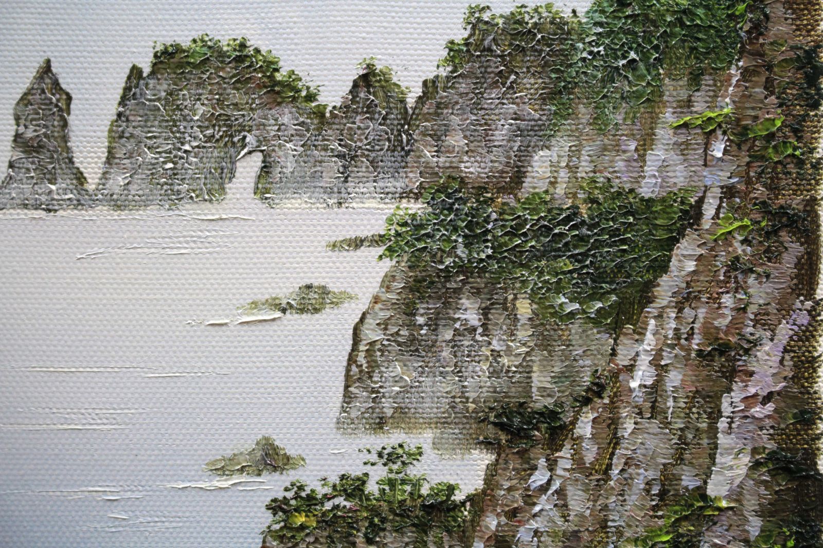 買物代行田村清輝「浅間山」F6カンバス 肉筆油彩画 油絵 風景画 木製額縁 額装47.5cm×56.5cm インテリア 自然、風景画