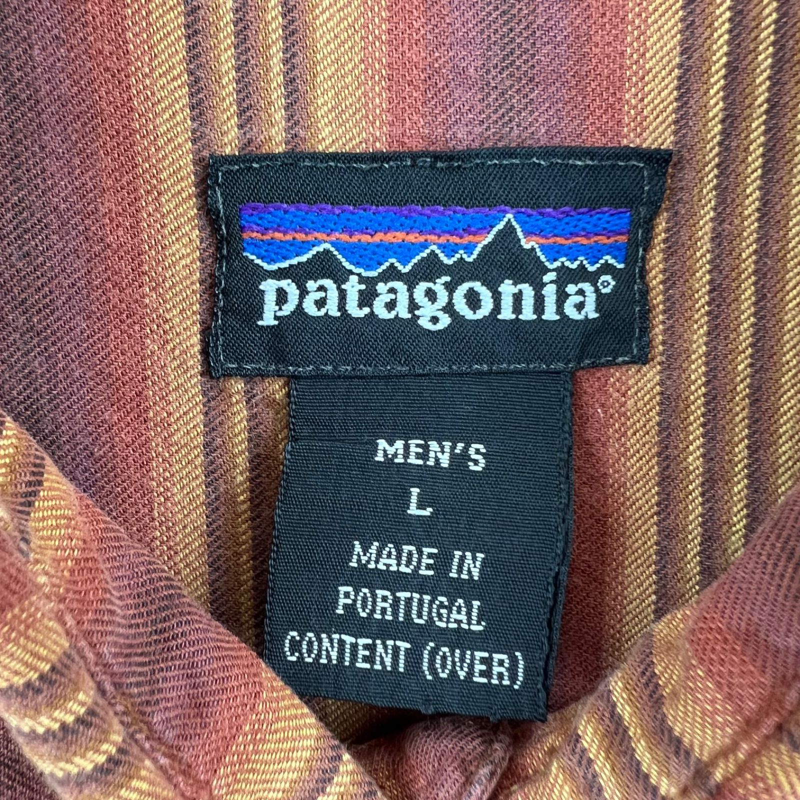 00s Patagonia ポルトガル製 長袖シャツ L patagonia 00s old Portugal Men's L/S shirts L パタゴニア