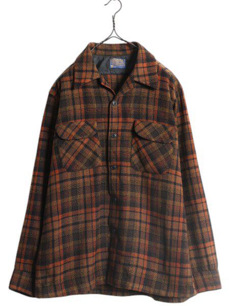 70s PENDLETON ウール ボードシャツ Lヴィンテージ USA製 PENDLETON
