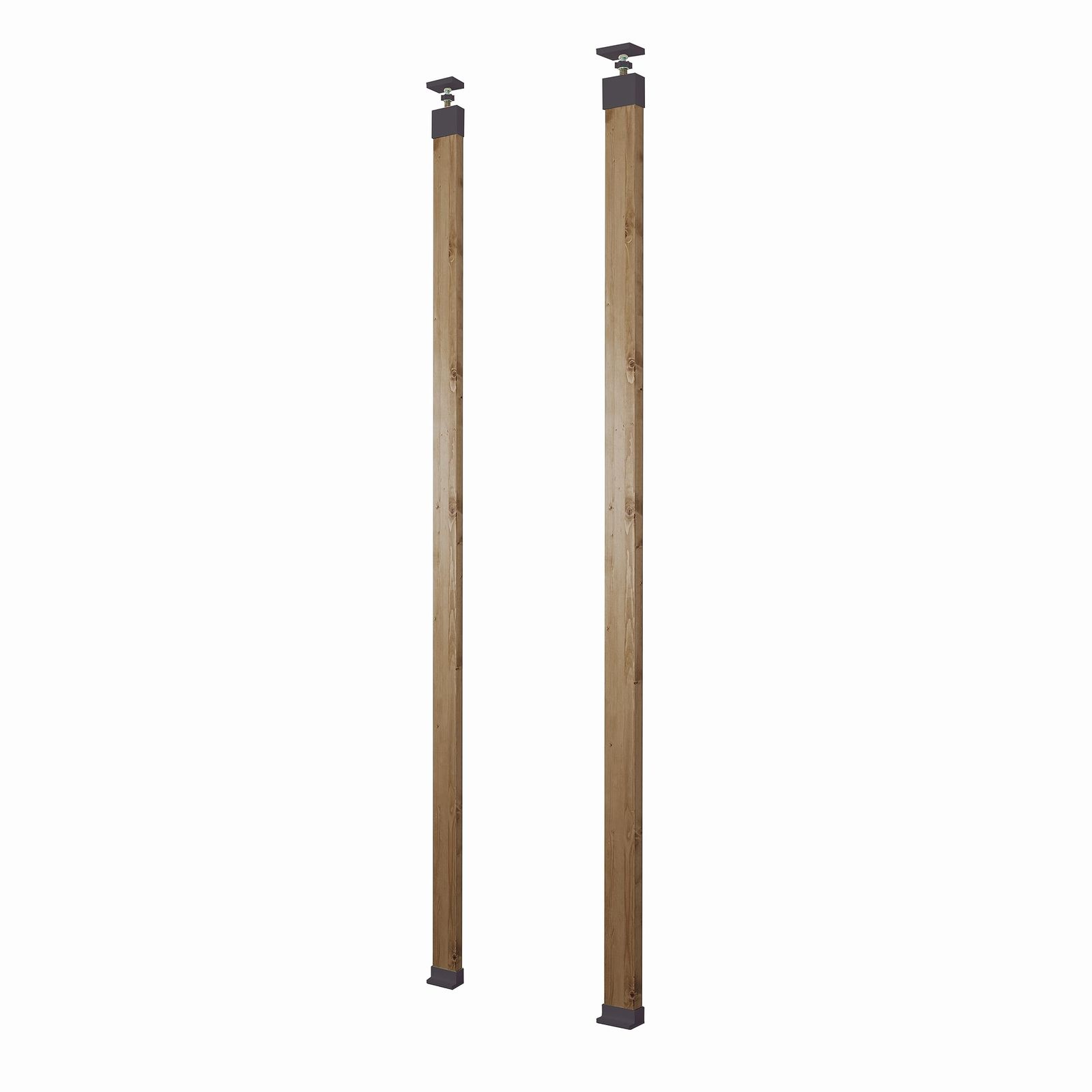 セット買い 平安伸銅工業 LABRICO DIY収納パーツ 2×4アジャスター強力タイプ ブロンズ ×2 2×4木材 ジャコビアン 2285mm×2