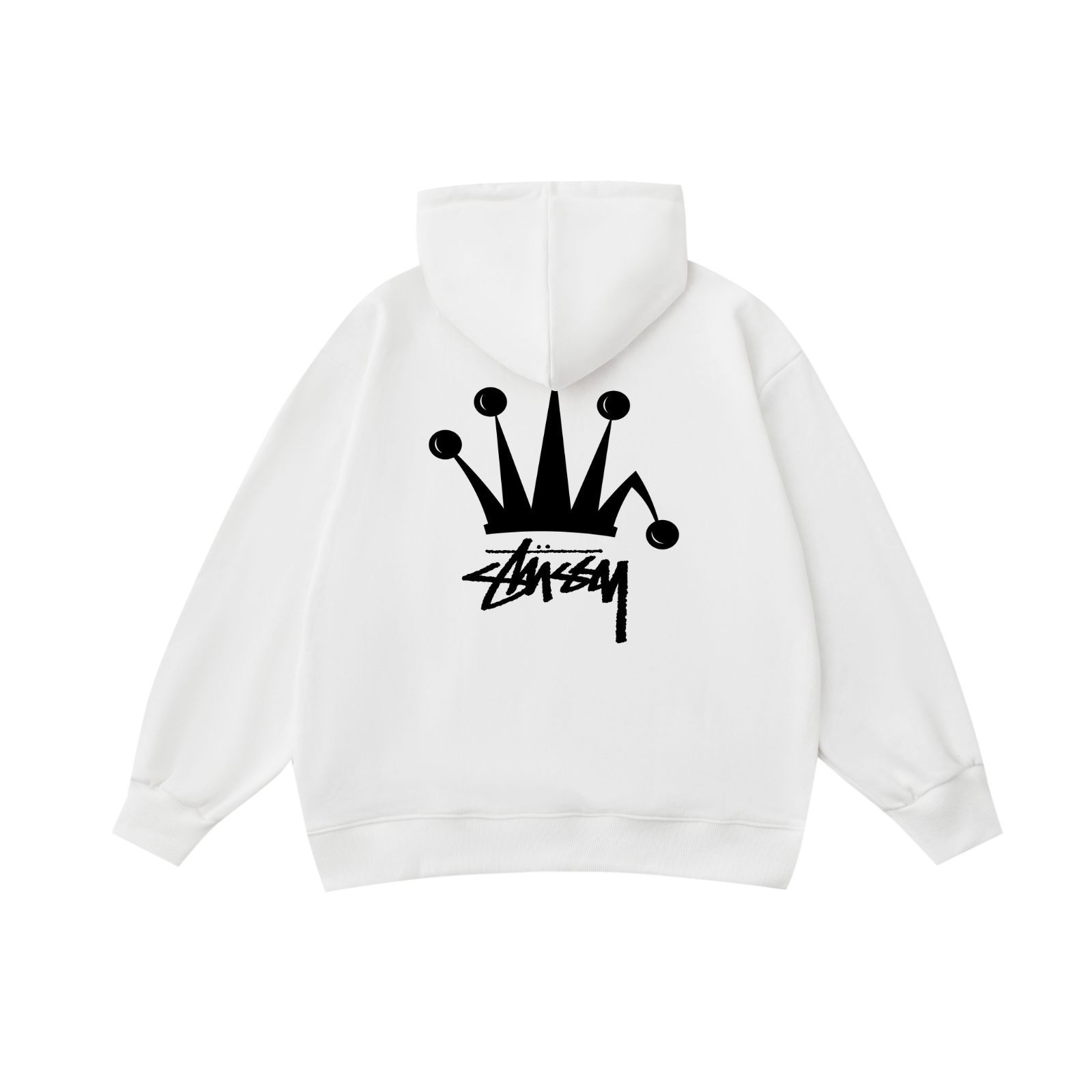 新品未使用】STUSSY ステューシー パーカー フード トップス ジップパーカー 長袖 メンズ ファッション 通勤通学 #ブラック&ホワイト -  メルカリ