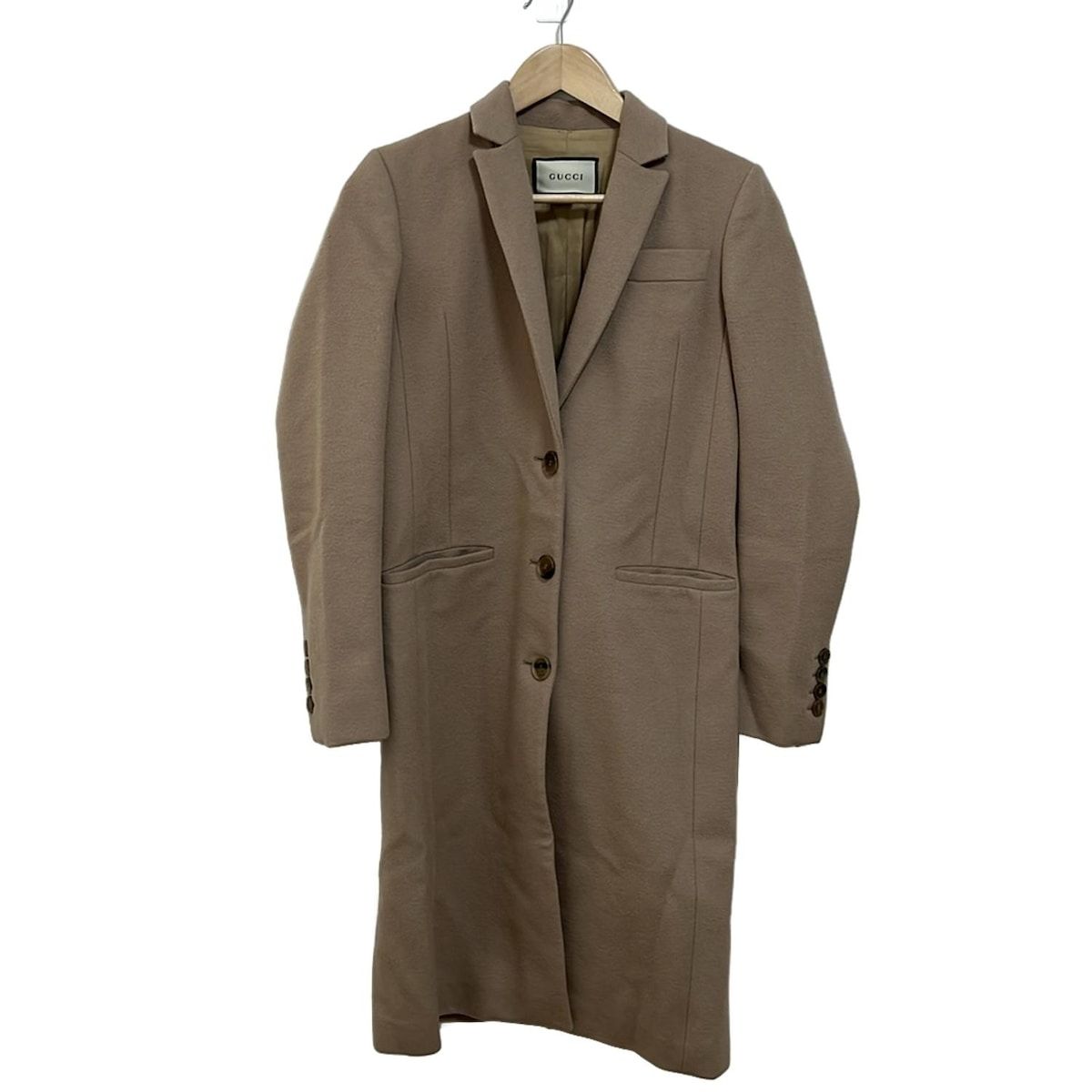 GUCCI(グッチ) コート サイズ38 S レディース - 455739 ZGW07 ベージュ