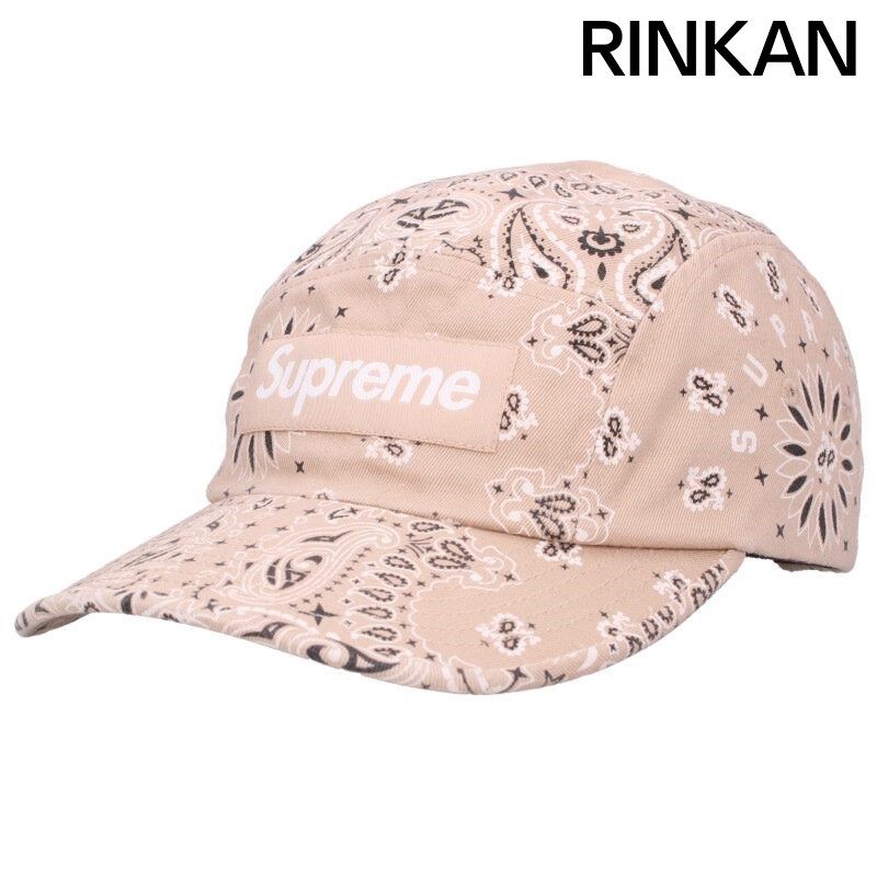シュプリーム 21SS Bandana Camp Cap ボックスロゴバンダナキャンプ  