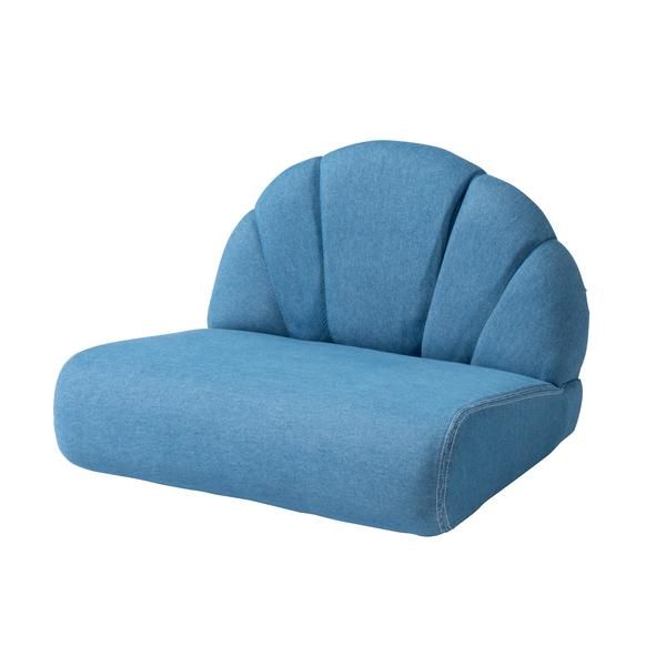 ペット用ソファ 猫 ネコ ねこ 小型犬 イヌ いぬ ミニサイズ ソファー シェル型 貝 モチーフ デニム風生地 おしゃれ インテリア カジュアル かわいい リビング azm-pet-65