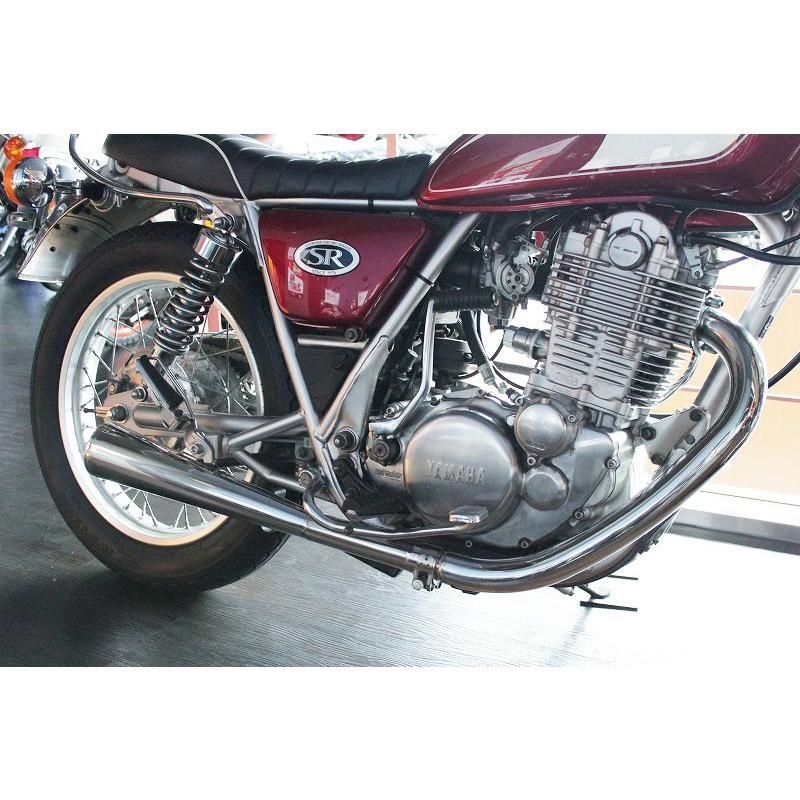 ヤマハ　SR400 U-CP製　メガホンサイレンサー YAMAHA ヤマハ ステンレスメガホンサイレンサー SR400 500