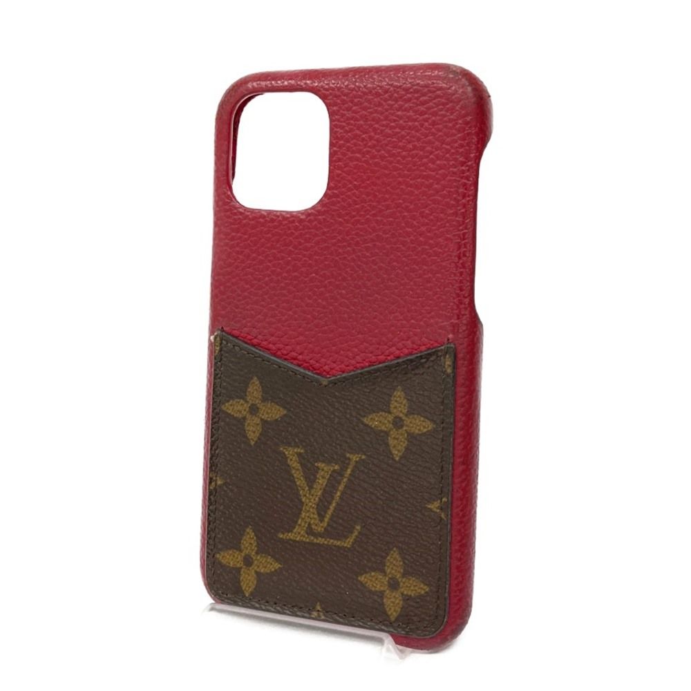 ルイヴィトン LV iPhone11Proケース モノグラム×赤 ルイヴィトン iphone11 proケース ブランド LOUIS VUITTON ルイ
