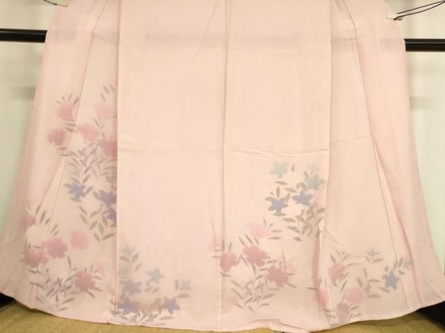 平和屋着物□訪問着 草花文 暈し染め 正絹 逸品 CAAQ7333ev 平和屋着物