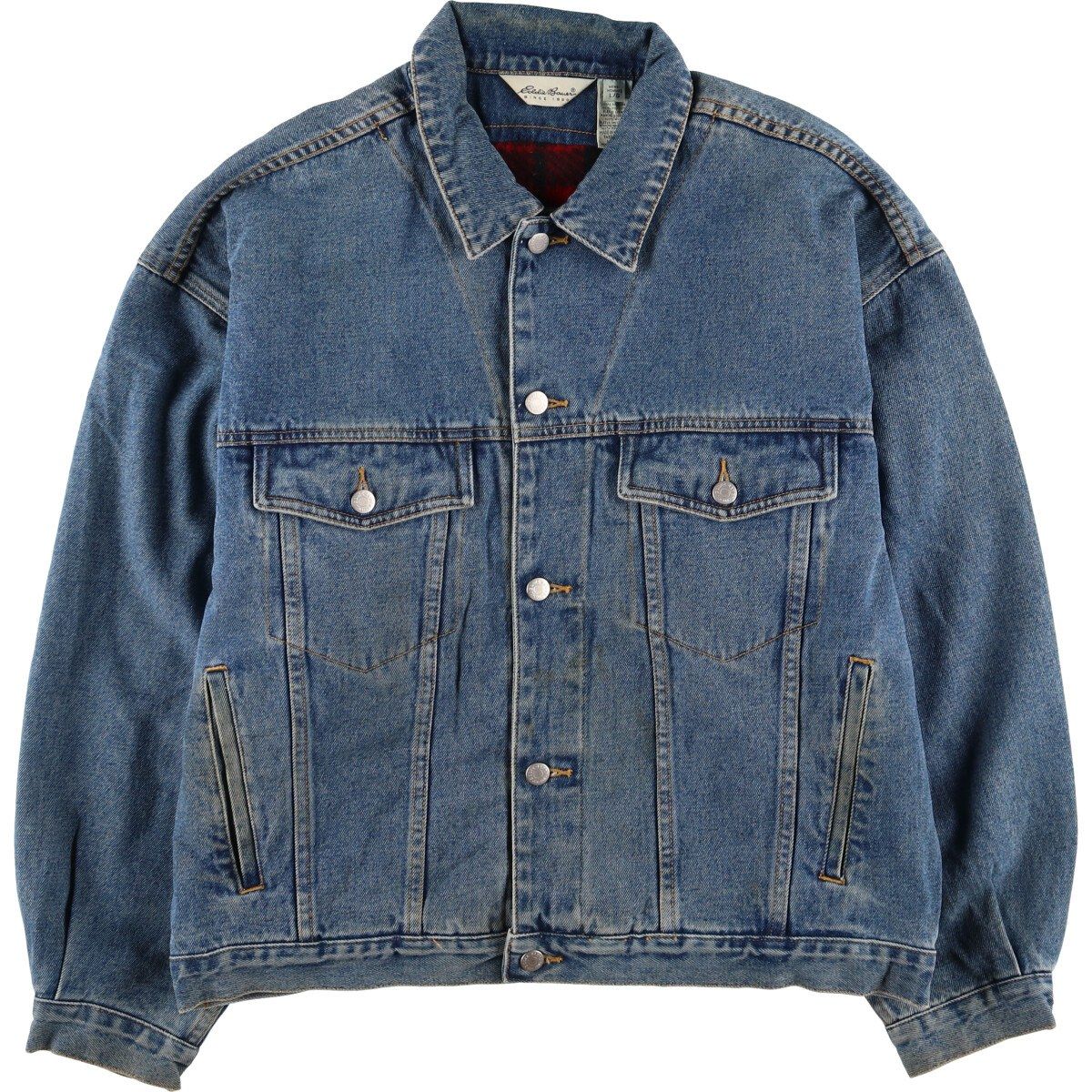 古着 00年代 エディーバウアー Eddie Bauer デニムジャケット Gジャン 