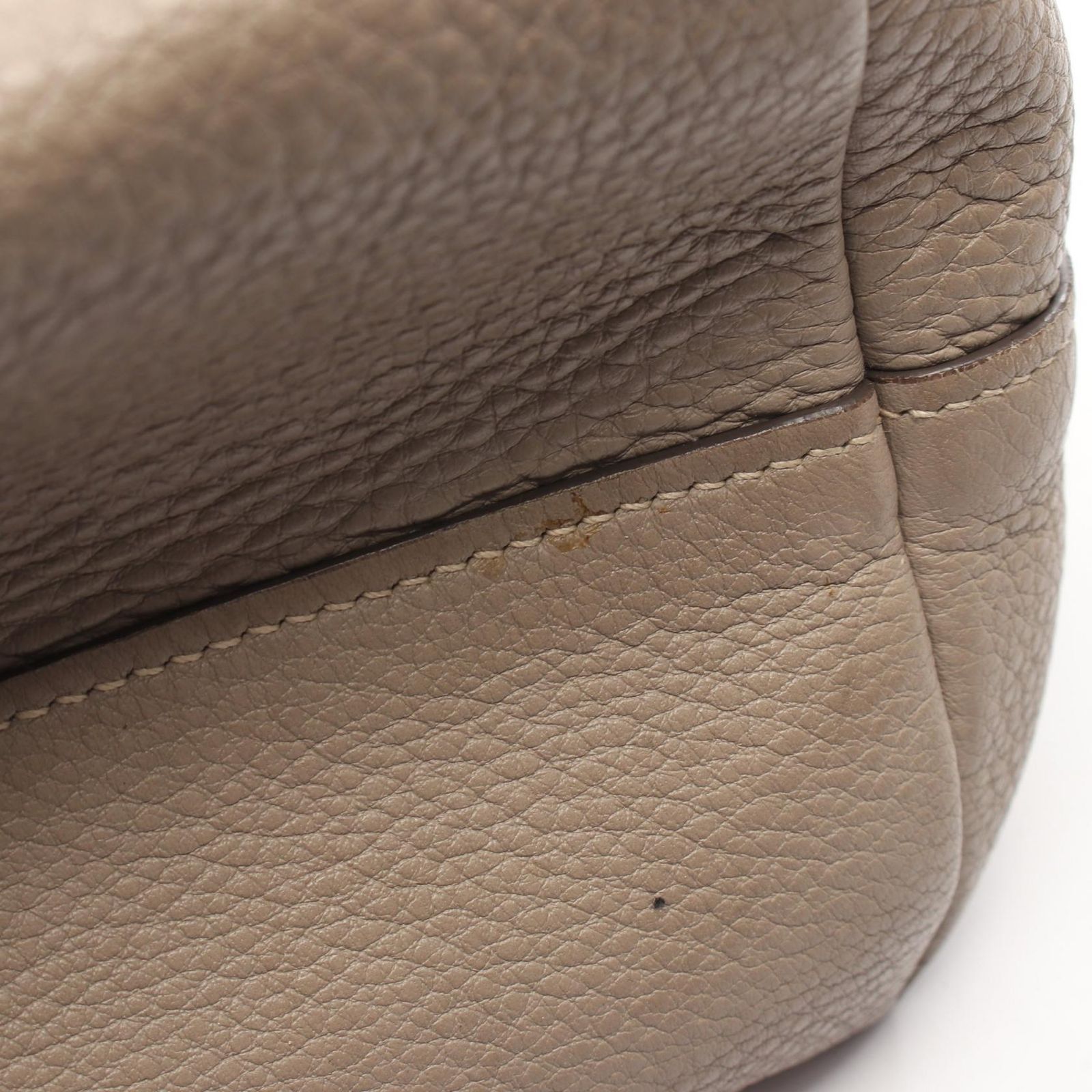 プラダ PRADA ハンドバッグ VIT DAINO ベージュ レザー 2WAYショルダー  